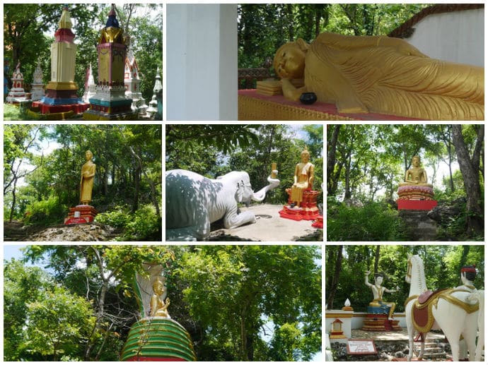 Buddha Images At Phanom Preah In Surin, Thailand