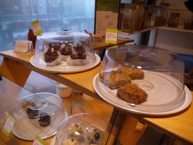 Cakes & Desserts At Beatroot Vegetarian Cafe, London
